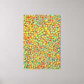 Moderne, kleurrijke Abstracte geometrische ballonv Canvas Afdruk (Voorkant)