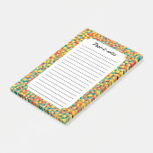 Moderne, kleurrijke Abstracte geometrische ballonv Post-it® Notes (Schuin)