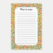 Moderne, kleurrijke Abstracte geometrische ballonv Post-it® Notes (Voorkant)