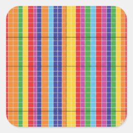 Moderne Kleurrijke Abstracte Geometrische Sticker