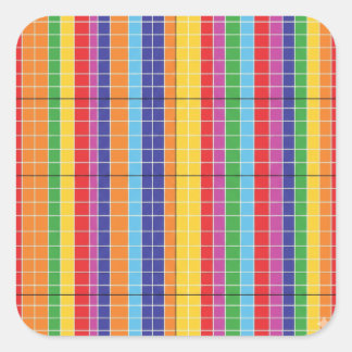 Moderne Kleurrijke Abstracte Geometrische Sticker