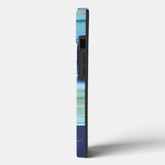 Moderne, kleurrijke Abstracte glitter Sparkle Case-Mate iPhone Case (Achterkant / Links)