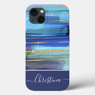 Moderne, kleurrijke Abstracte glitter Sparkle Case-Mate iPhone Case