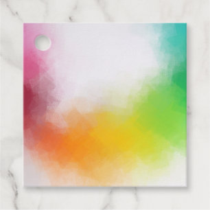 Moderne Kleurrijke Abstracte Kunst Lege Trendy Sja Bedankjes Labels