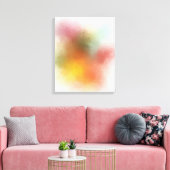 Moderne, kleurrijke Abstracte kunst Rood Roze Blau Canvas Afdruk (Insitu (Woonkamer))