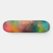 Moderne, kleurrijke Abstracte kunst roze rood blau Persoonlijk Skateboard (Horizontaal)