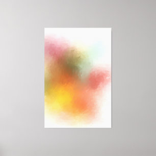 Moderne, kleurrijke Abstracte kunst Trendy Paars G Canvas Afdruk