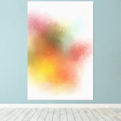 Moderne, kleurrijke Abstracte kunst Trendy Paars G Canvas Afdruk (Insitu (Houten vloer))