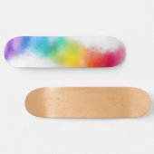 Moderne, kleurrijke Abstracte kunst Trendy Roze Bl Persoonlijk Skateboard (Horizontaal)