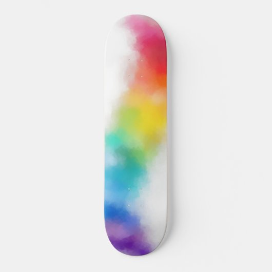 Moderne, kleurrijke Abstracte kunst Trendy Roze Bl Persoonlijk Skateboard (Voorkant)