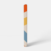 Moderne, kleurrijke Abstracte kunstlijnen Samsung Galaxy Hoesje (Linkerkant)