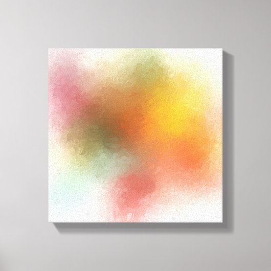 Moderne, kleurrijke Abstracte kunstwerken Rood Gee Canvas Afdruk (Voorkant)