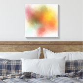 Moderne, kleurrijke Abstracte kunstwerken Rood Gee Canvas Afdruk (Insitu (Slaapkamer))