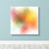 Moderne, kleurrijke Abstracte kunstwerken Rood Gee Canvas Afdruk (Insitu (Houten vloer))