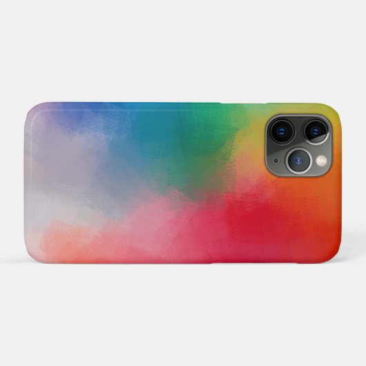 Moderne, kleurrijke Abstracte lege Sjabloon Case-Mate iPhone Case (Achterkant (horizontaal))