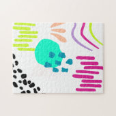 Moderne kleurrijke Abstracte motieven. Legpuzzel (Horizontaal)