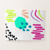 Moderne kleurrijke Abstracte motieven. Legpuzzel (Horizontaal)