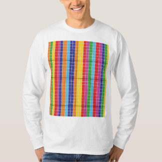 Moderne Kleurrijke Abstracte Patroon Hoodie op Wit T-shirt