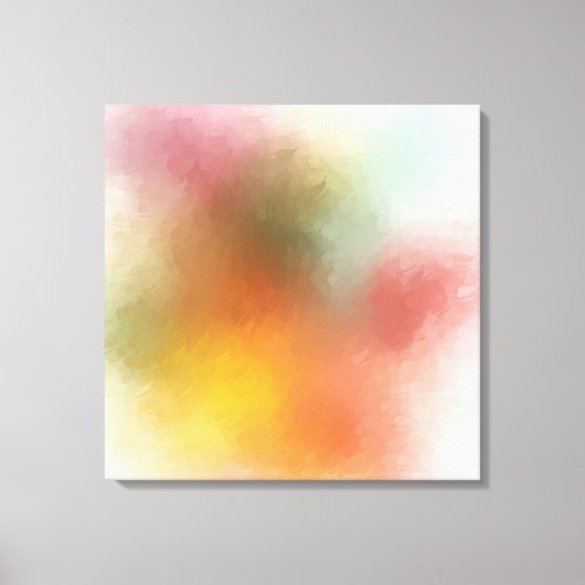 Moderne, kleurrijke Abstracte rode, blauwe Paars Canvas Afdruk (Voorkant)