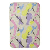 Moderne Kleurrijke Abstracte Vormen Badmat (Voorkant Verticaal)