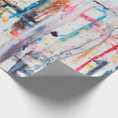 Moderne, kleurrijke achtergrond. kunst, hedendaags cadeaupapier (Hoek)