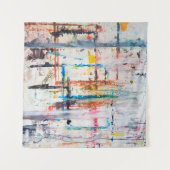 Moderne, kleurrijke achtergrond.kunst, hedendaags, wandkleed (Voorkant (horizontaal))