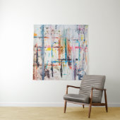 Moderne, kleurrijke achtergrond.kunst, hedendaags, wandkleed (In situ)