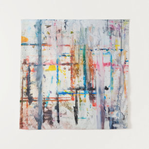 Moderne, kleurrijke achtergrond.kunst, hedendaags, wandkleed