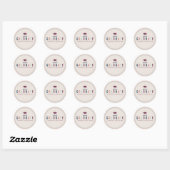 Moderne Kleurrijke Afstudeer Envelope Sticker (Vel)