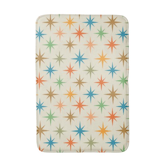 moderne, kleurrijke atoomstartbarsting uit de midd badmat (Voorkant Verticaal)