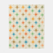 moderne, kleurrijke atoomstartbarsting uit de midd fleece deken (Voorkant)