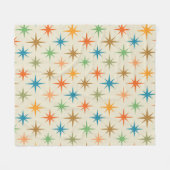 moderne, kleurrijke atoomstartbarsting uit de midd fleece deken (Voorkant (Horizontaal))