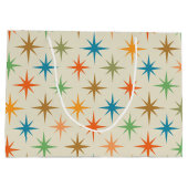 moderne, kleurrijke atoomstartbarsting uit de midd groot cadeauzakje (Achterkant)