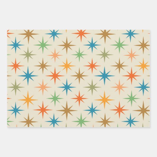 moderne, kleurrijke atoomstartbarsting uit de midd inpakpapier vel (Voorkant 2)