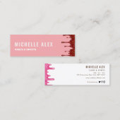 moderne kleurrijke bakkerij-visitekaartje mini visitekaartje (Voorkant / Achterkant)