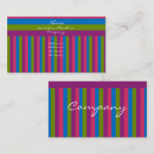 Moderne, kleurrijke bedrijven visitekaartje (Voorkant / Achterkant)