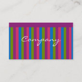 Moderne, kleurrijke bedrijven visitekaartje (Achterkant)