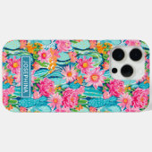 Moderne Kleurrijke Bloeiende Cactussen Persoonlijk Case-Mate iPhone Case (Achterkant (horizontaal))