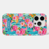 Moderne Kleurrijke Bloeiende Cactussen Persoonlijk Case-Mate iPhone Case (Achterkant (horizontaal))