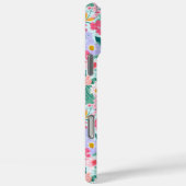 Moderne Kleurrijke Bloem Tuin Monogram  Case-Mate iPhone Case (Achterkant / Rechts)