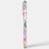Moderne Kleurrijke Bloem Tuin Monogram  Case-Mate iPhone Case (Achterkant / Links)