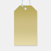 Moderne kleurrijke bloemenbloem op maat monogram cadeaulabel (Achterkant)