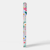 Moderne Kleurrijke Bloementuin Geborduurd Hoes-Mat Case-Mate iPhone Case (Achterkant / Rechts)
