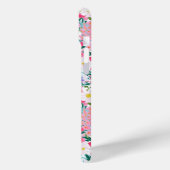 Moderne Kleurrijke Bloementuin Monogram Case-Mate iPhone Case (Achterkant / Links)