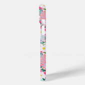 Moderne Kleurrijke Bloementuin Monogram Case-Mate iPhone Case (Achterkant / Links)