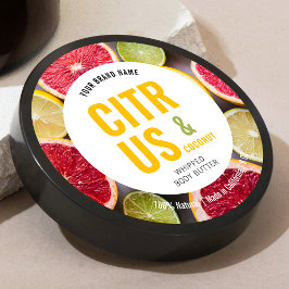 Moderne kleurrijke Body Butter Scrub Product Label