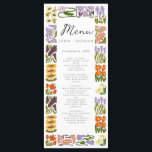 Moderne Kleurrijke Boho Chic Bruiloft Menu<br><div class="desc">Moderne Kleurrijke Boho Chic Bruiloft</div>