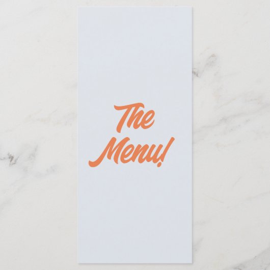 Moderne Kleurrijke Bold Funky Retro 70s bruiloft Menu (Achterkant)