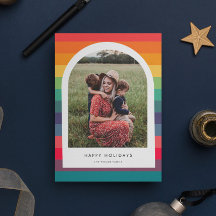 Moderne Kleurrijke Boog Gelukkig Nieuwjaar Foto