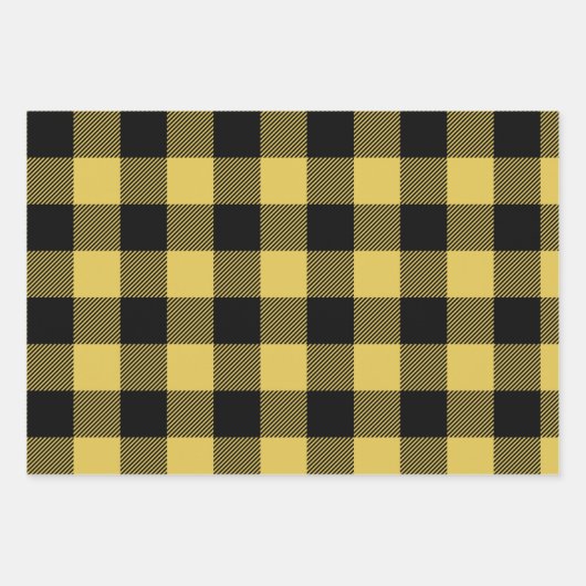 Moderne, kleurrijke buffelpap inpakpapier vel (Voorkant 3)